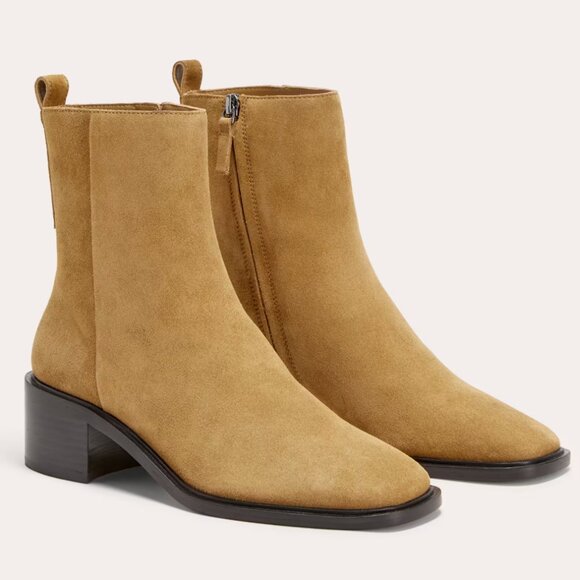 Everlane The City Boot Womens 8 Sand Suede - Picture 2 of 15